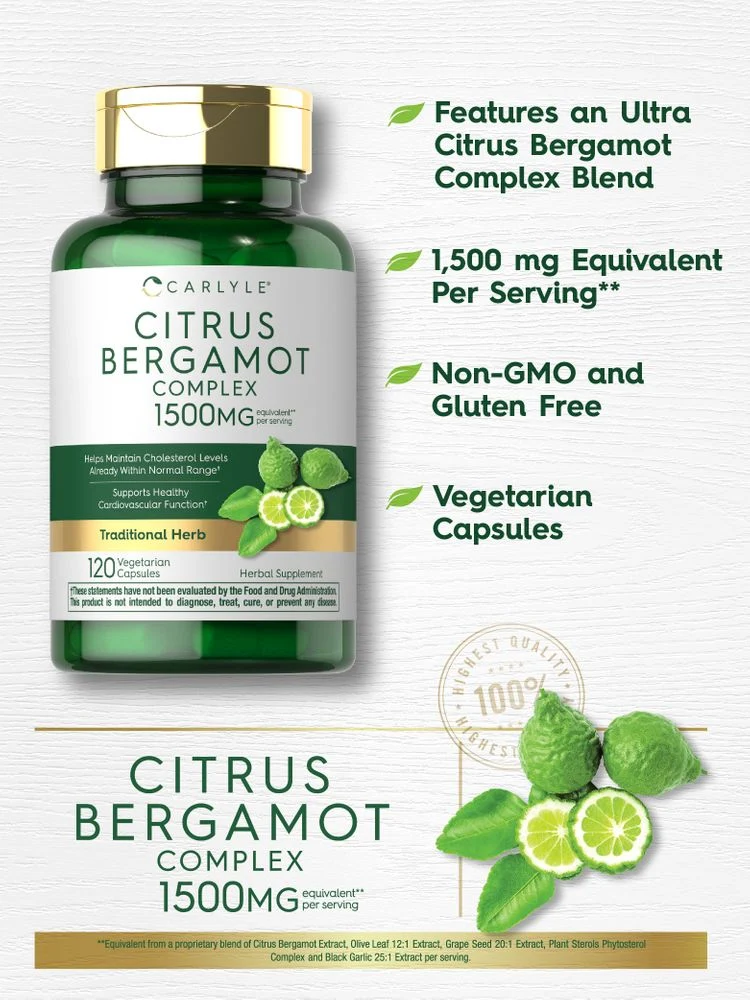 Citrus Bergamot | 120 Capsules - Image 4