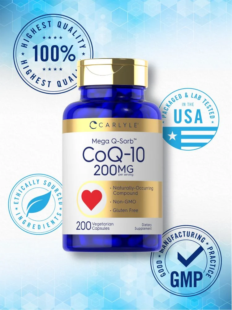 Co Q10 200mg per serving | 200 Capsules - Image 5