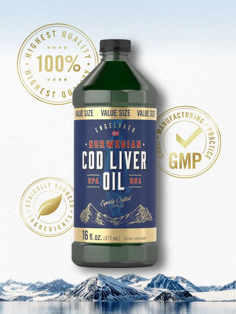 Cod Liver Oil Norwegian | 48oz Liquid (Pack of 3) - Image 5