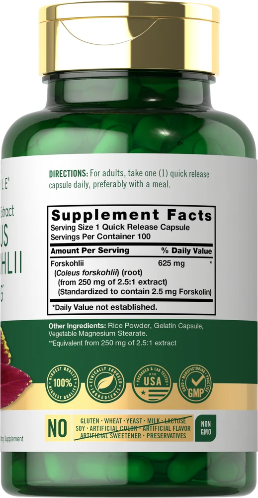 Coleus Forskohlii | 100 Capsules - Image 2