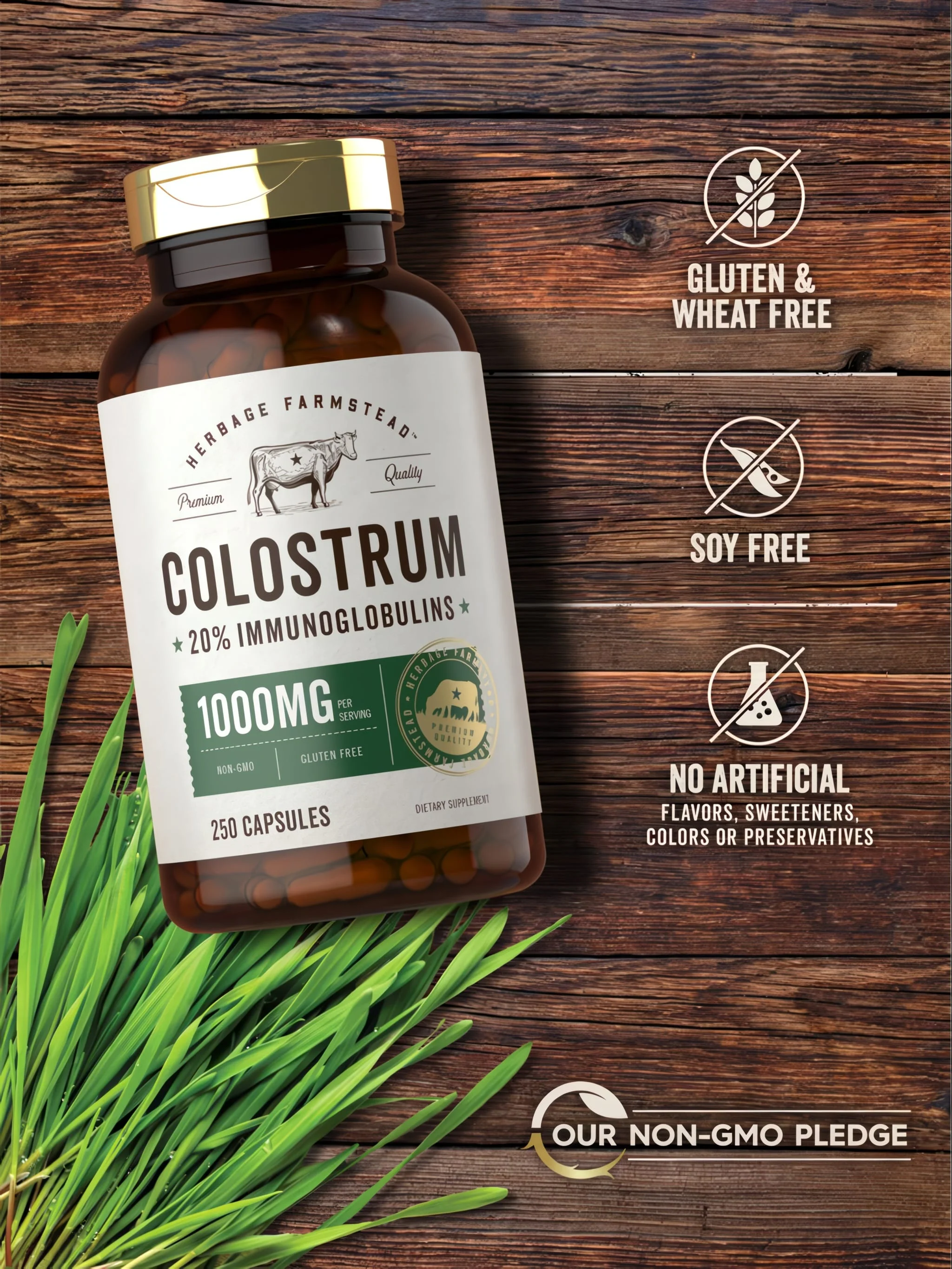 Colostrum 1000mg per serving | 250 Capsules - Image 5