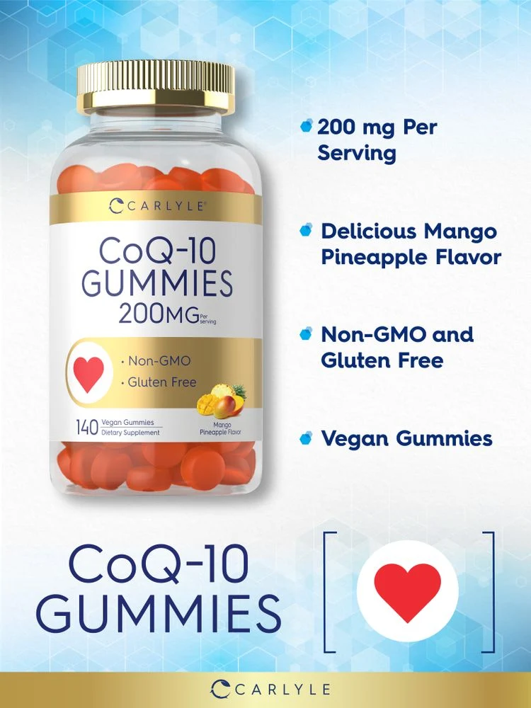 CoQ10 200mg per serving | 140 Gummies - Image 4