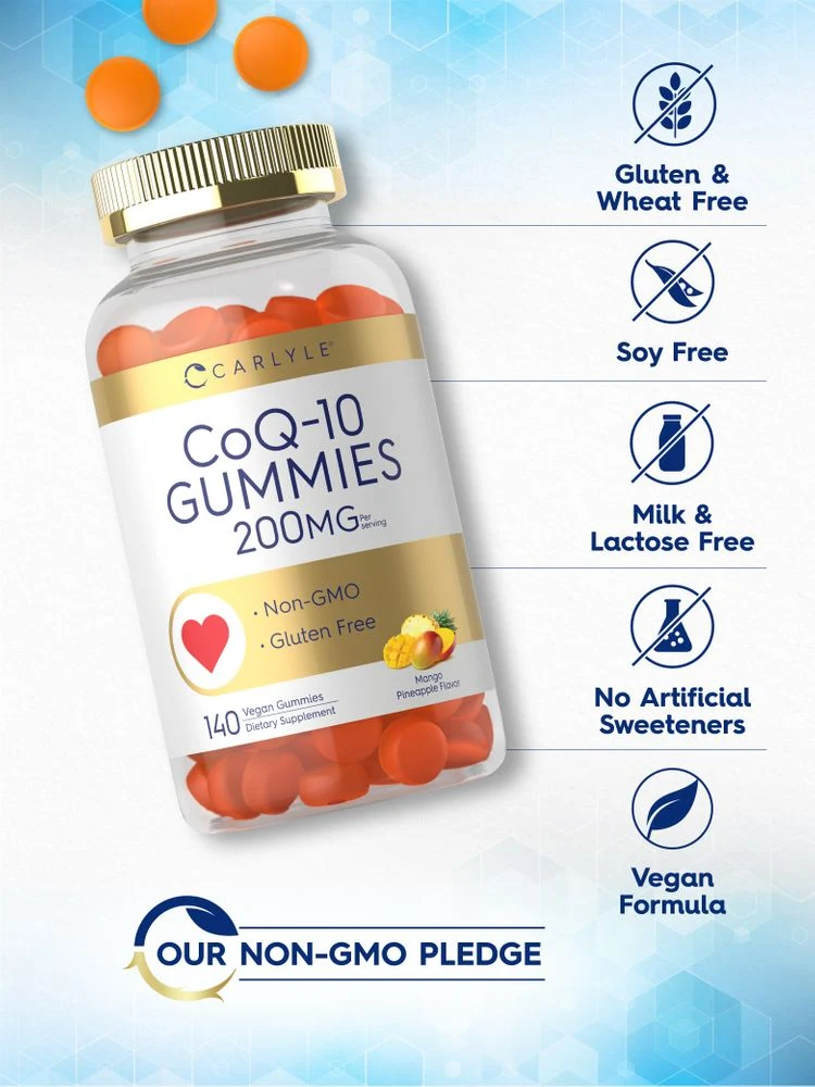 CoQ10 200mg per serving | 140 Gummies - Image 5