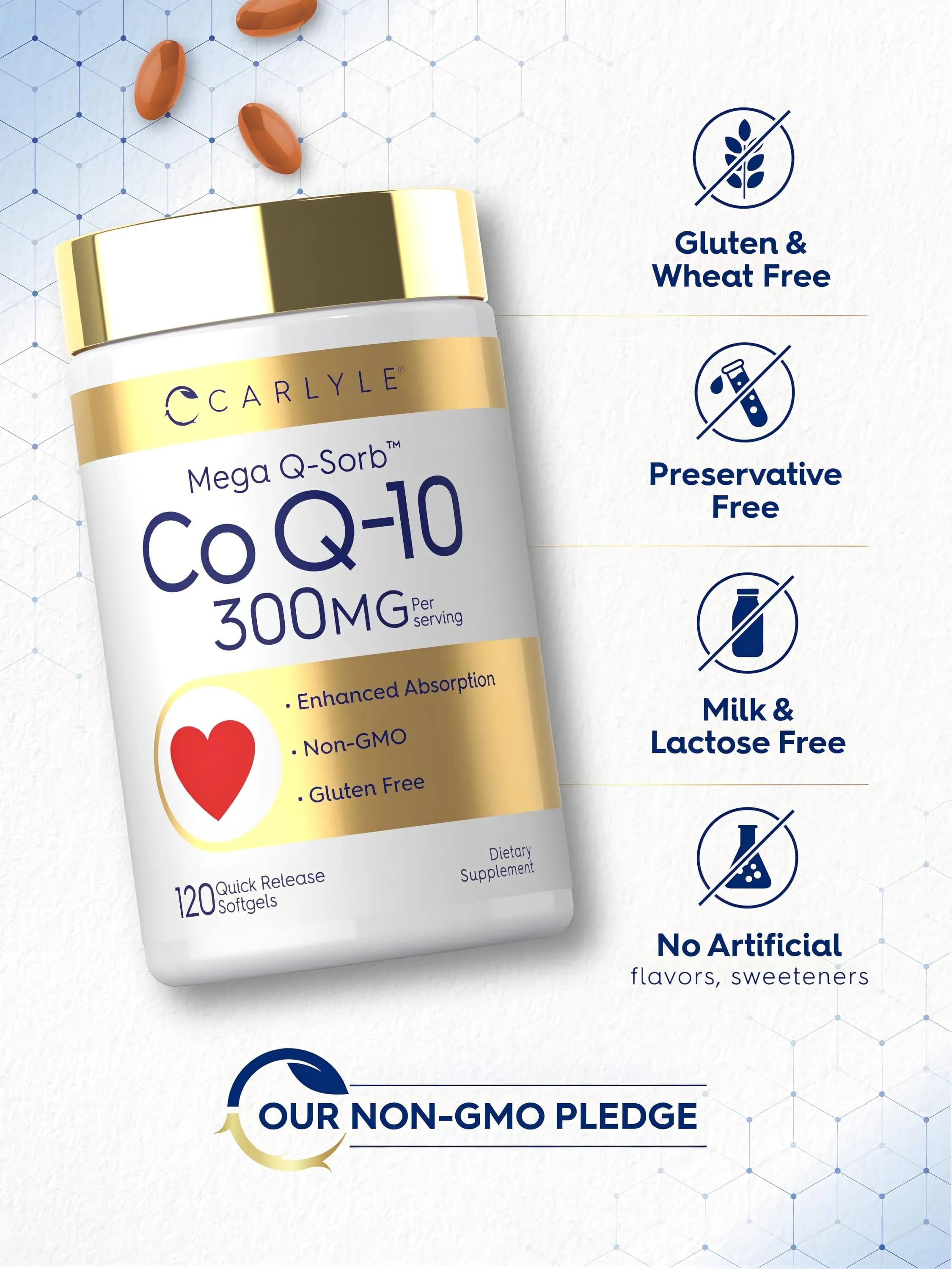 CoQ10 300mg per serving | 120 Softgels - Image 5