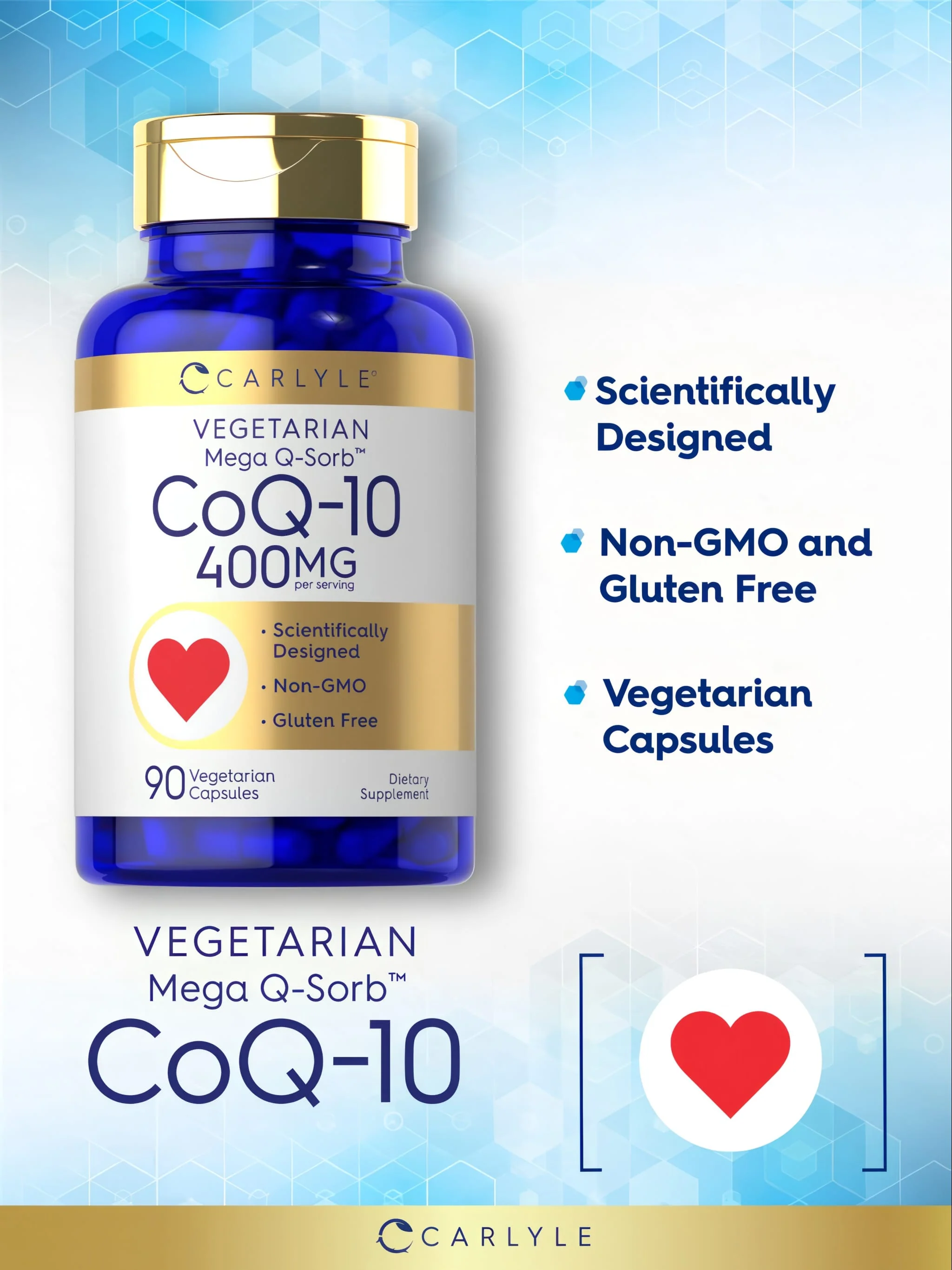 CoQ10 400mg per serving | 90 Capsules - Image 4