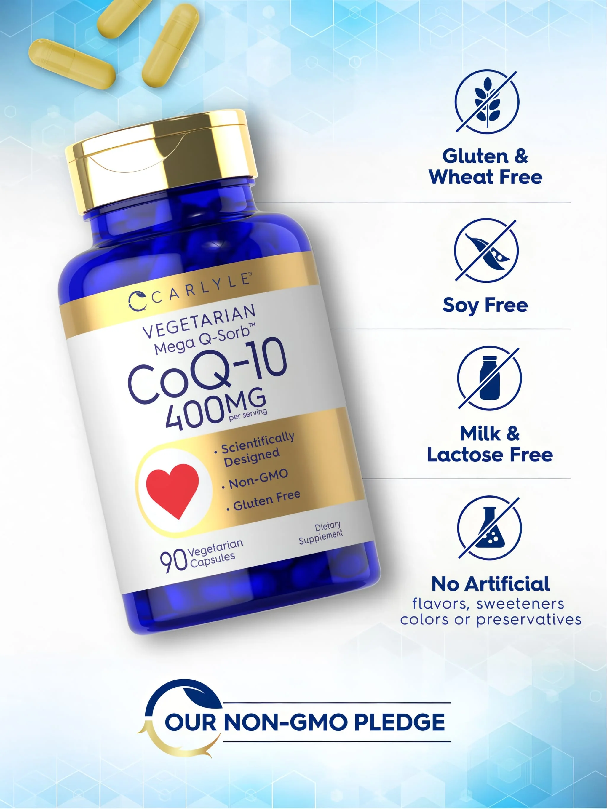 CoQ10 400mg per serving | 90 Capsules - Image 5