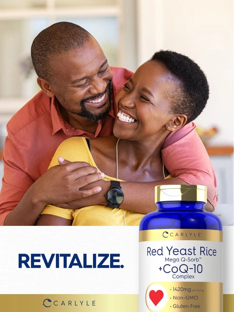CoQ10 with Red Yeast Rice 1420mg per serving | 180 Capsules - Image 7
