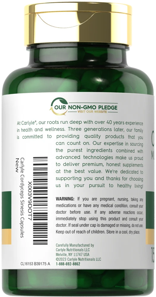 Cordyceps Mushroom | 150 Capsules - Image 3