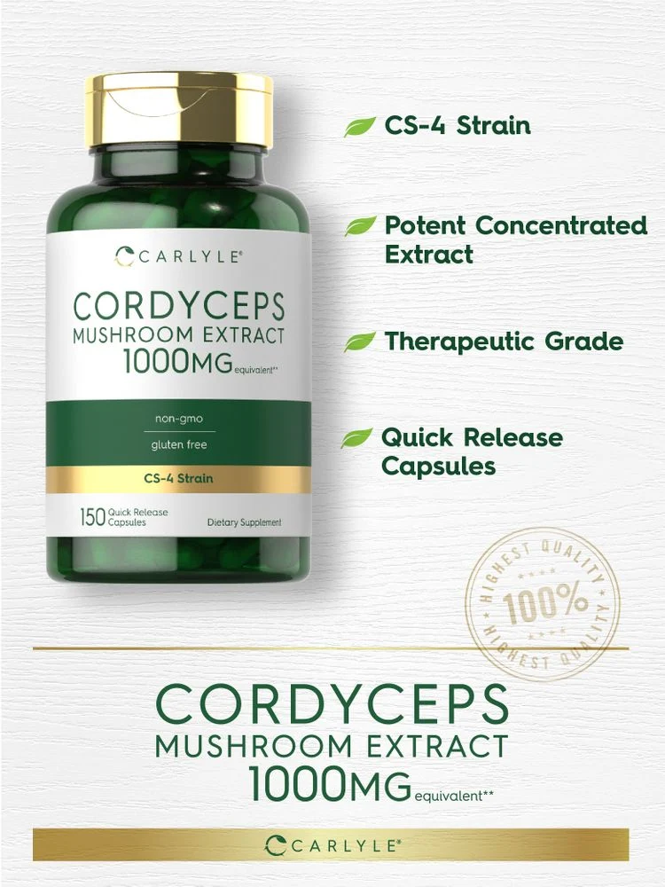 Cordyceps Mushroom | 150 Capsules - Image 4
