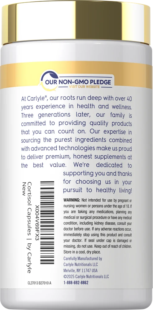 Cortisol Supplement | 60 Vegan Capsules - Image 3