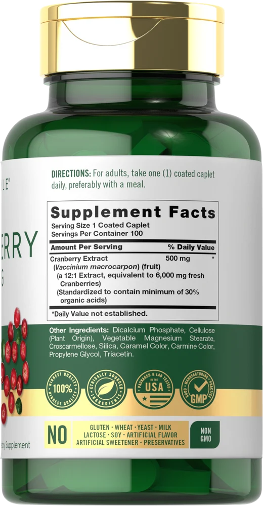 Cranberry | 100 Caplets - Image 2