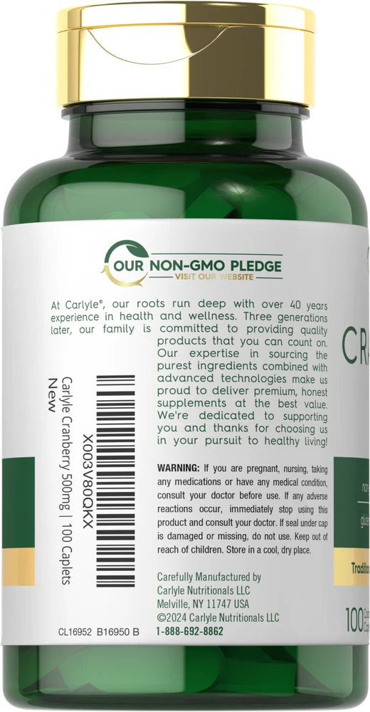 Cranberry | 100 Caplets - Image 3