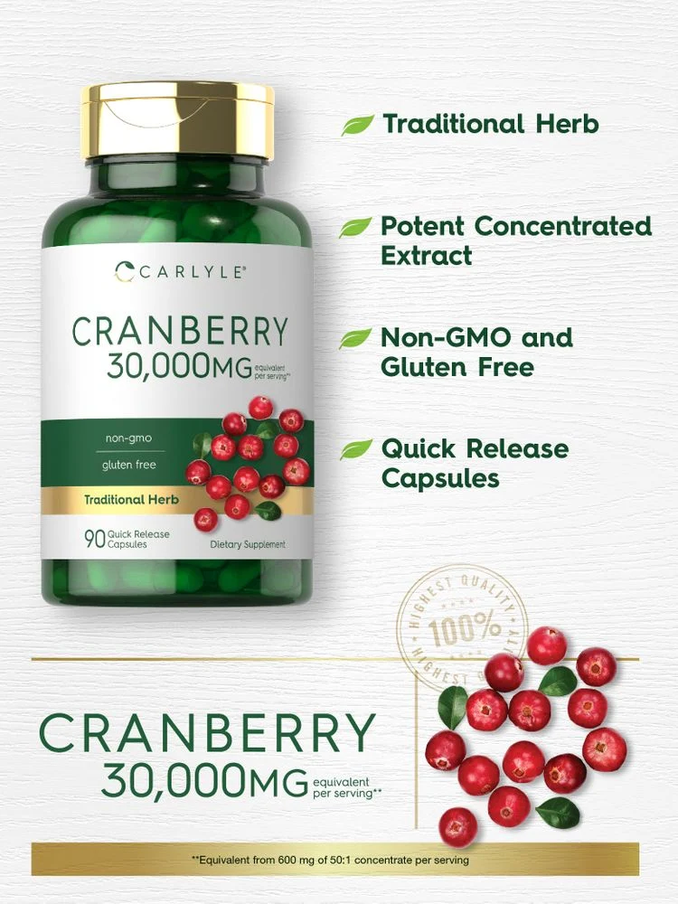 Cranberry | 90 Capsules - Image 3