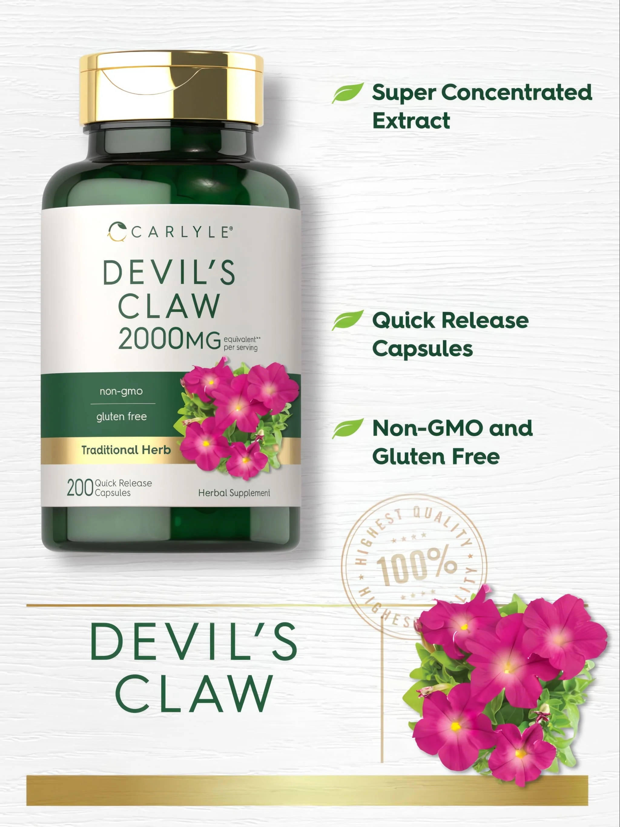 Devil's Claw | 200 Capsules - Image 4