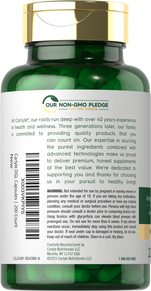 DGL | 200 Capsules - Image 3