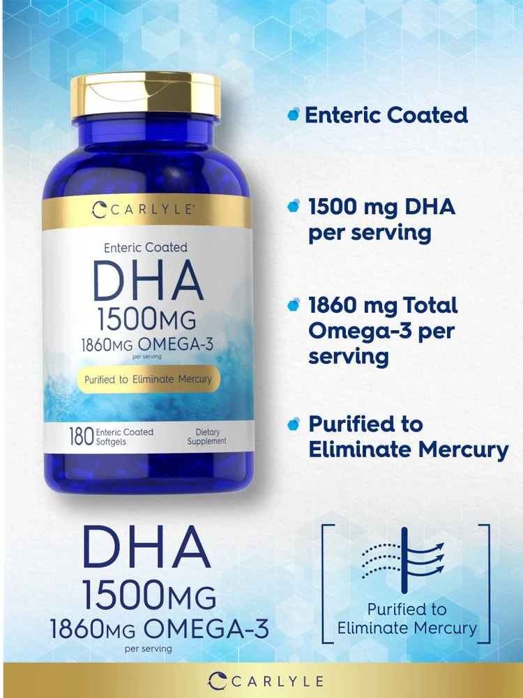 DHA 1500mg per serving | 180 Softgels - Image 4
