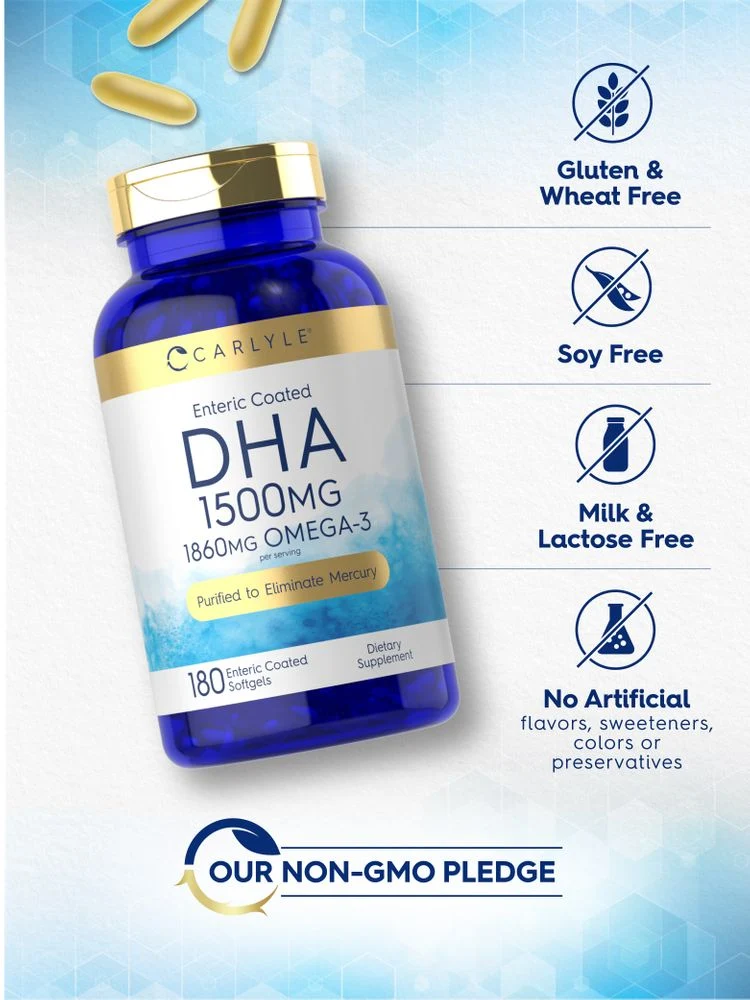 DHA 1500mg per serving | 180 Softgels - Image 5
