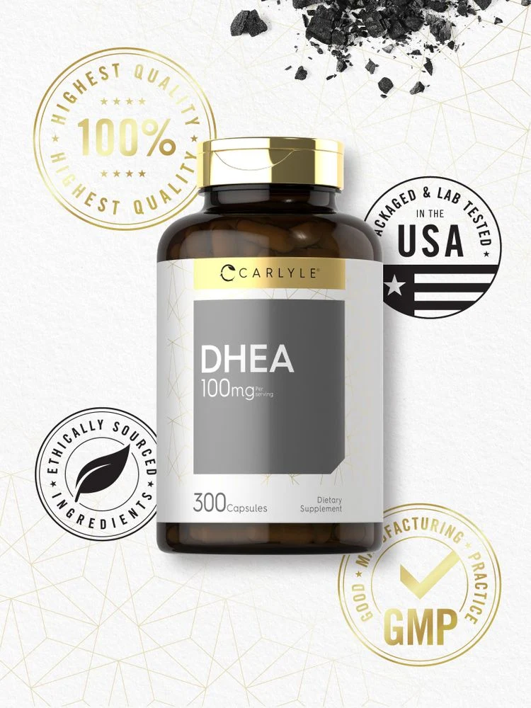 DHEA 100mg per serving | 300 Capsules - Image 5