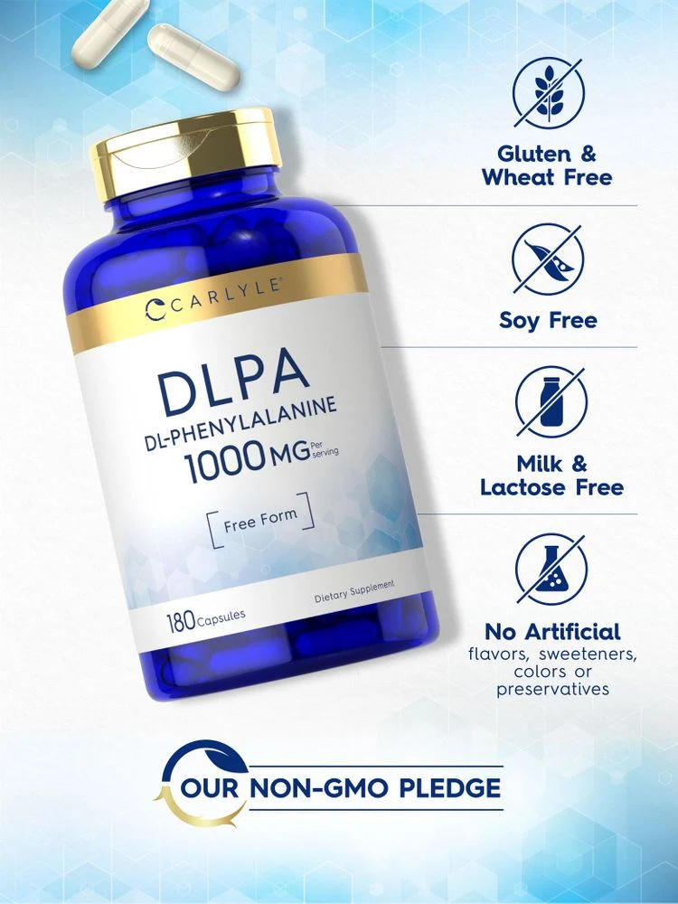 DL-Phenylalanine 1000mg per serving | 180 Capsules - Image 4