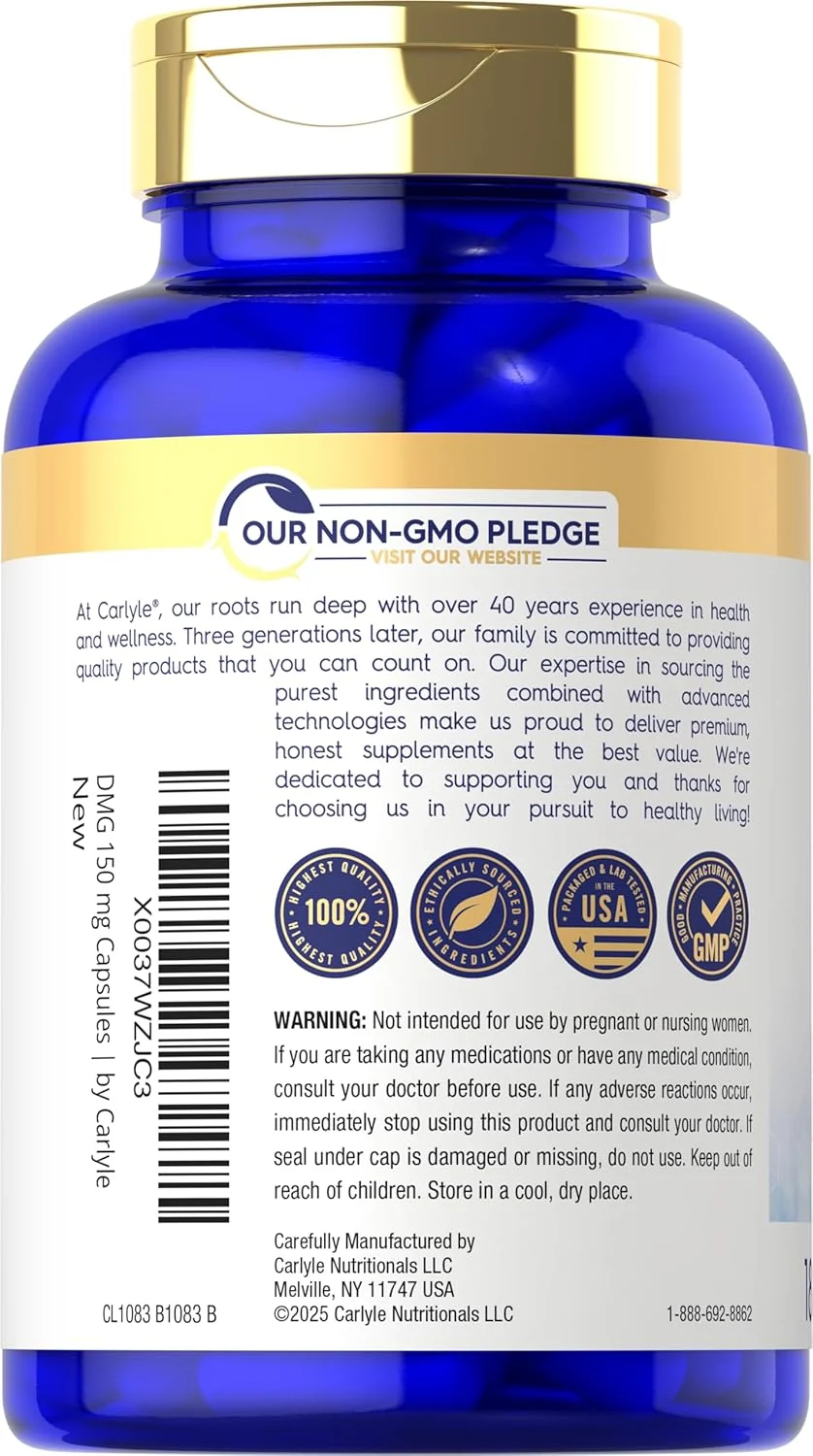 DMG 150mg | 180 Capsules - Image 3