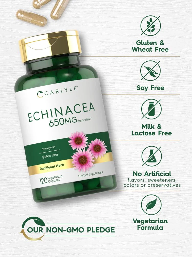 Echinacea | 120 Capsules - Image 5