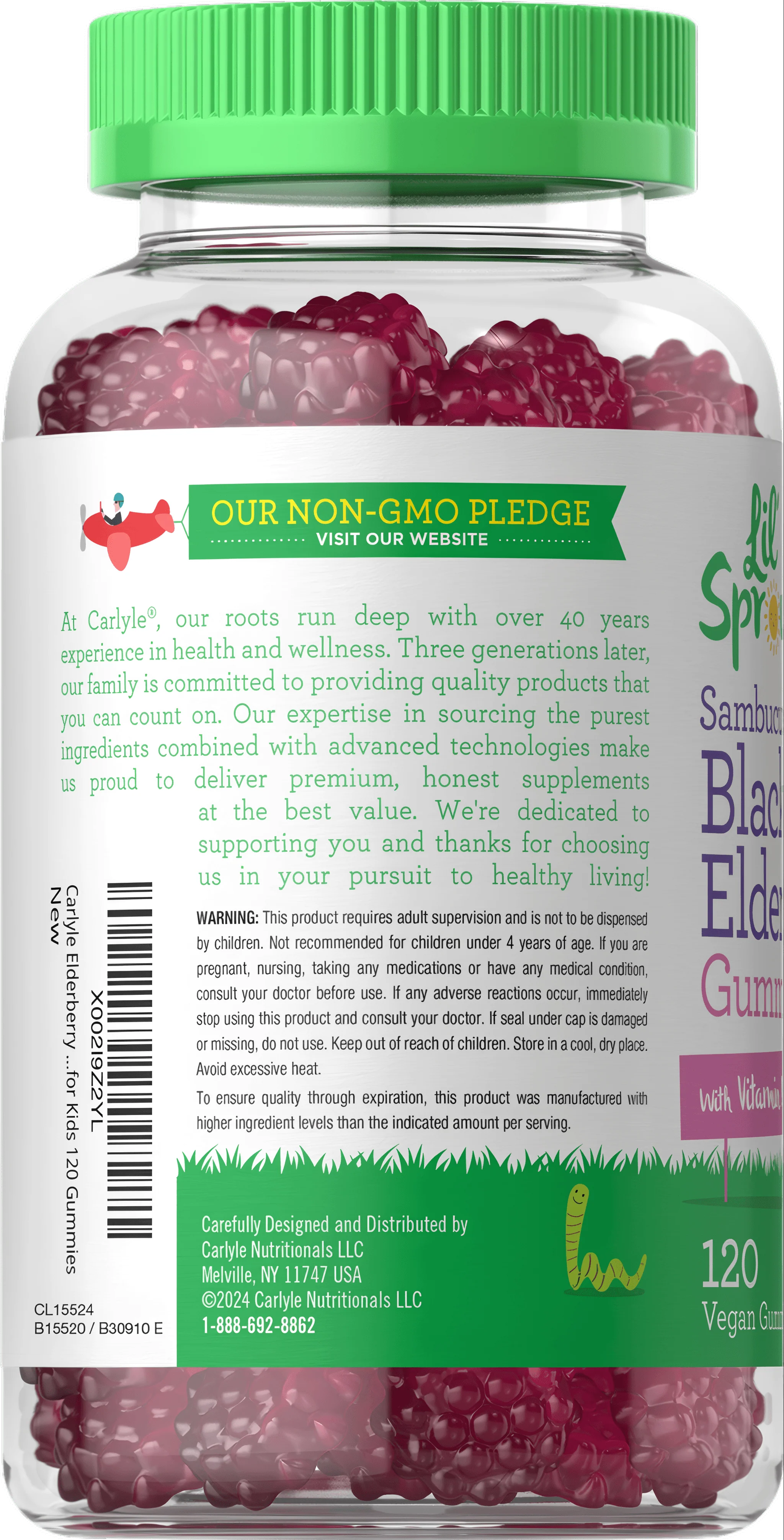 Elderberry Complex for Kids | 120 Gummies - Image 3