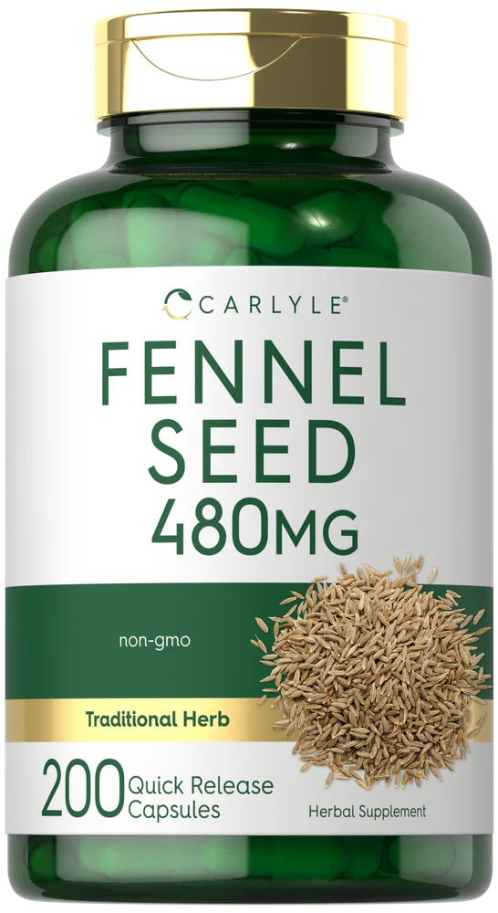 Fennel Seed 480mg | 200 Capsules