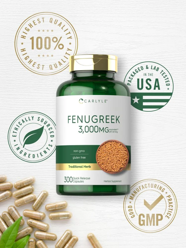 Fenugreek | 300 Capsules - Image 6