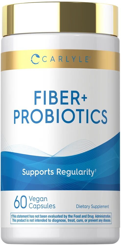 Fiber and Probiotic Supplement | 60 Capsules