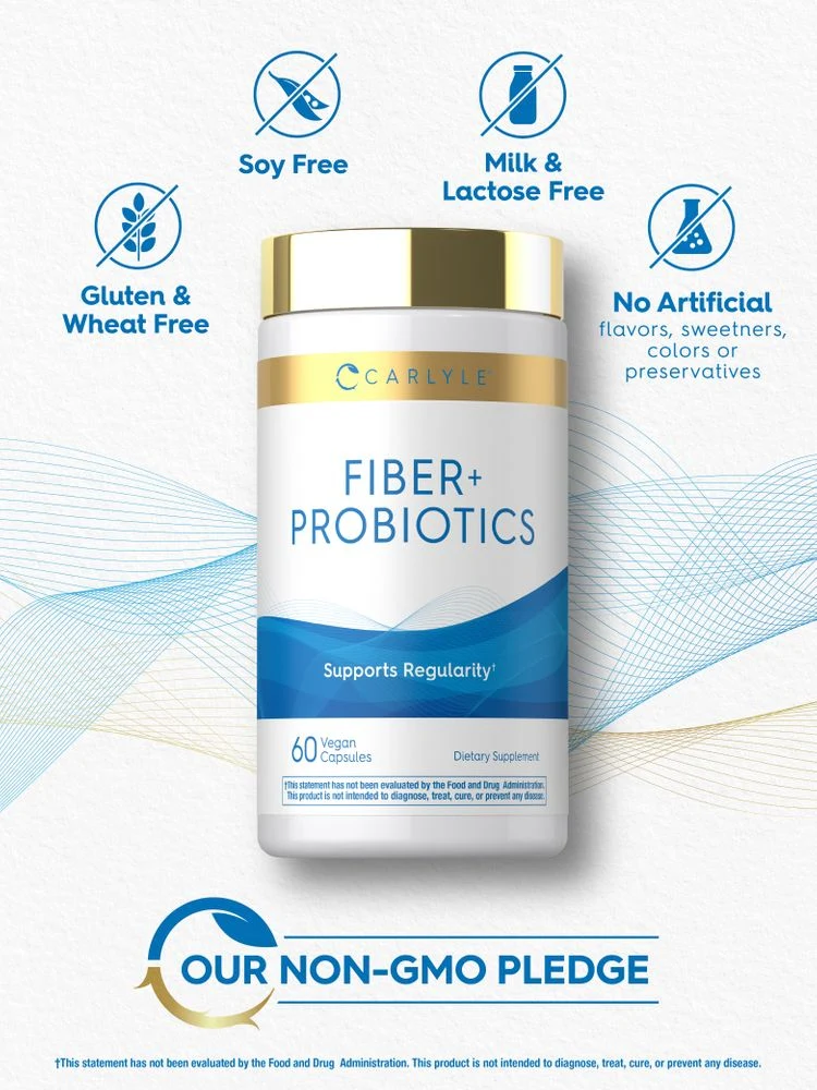 Fiber and Probiotic Supplement | 60 Capsules - Image 5