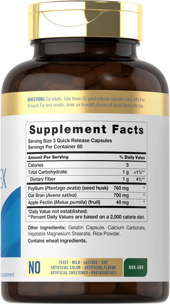 Fiber Complex | 180 Capsules - Image 2