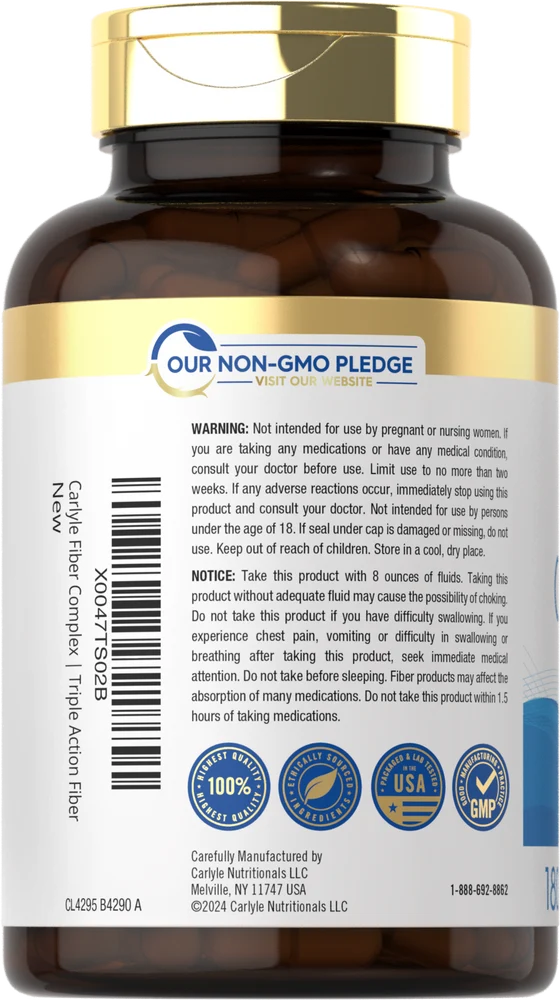 Fiber Complex | 180 Capsules - Image 3