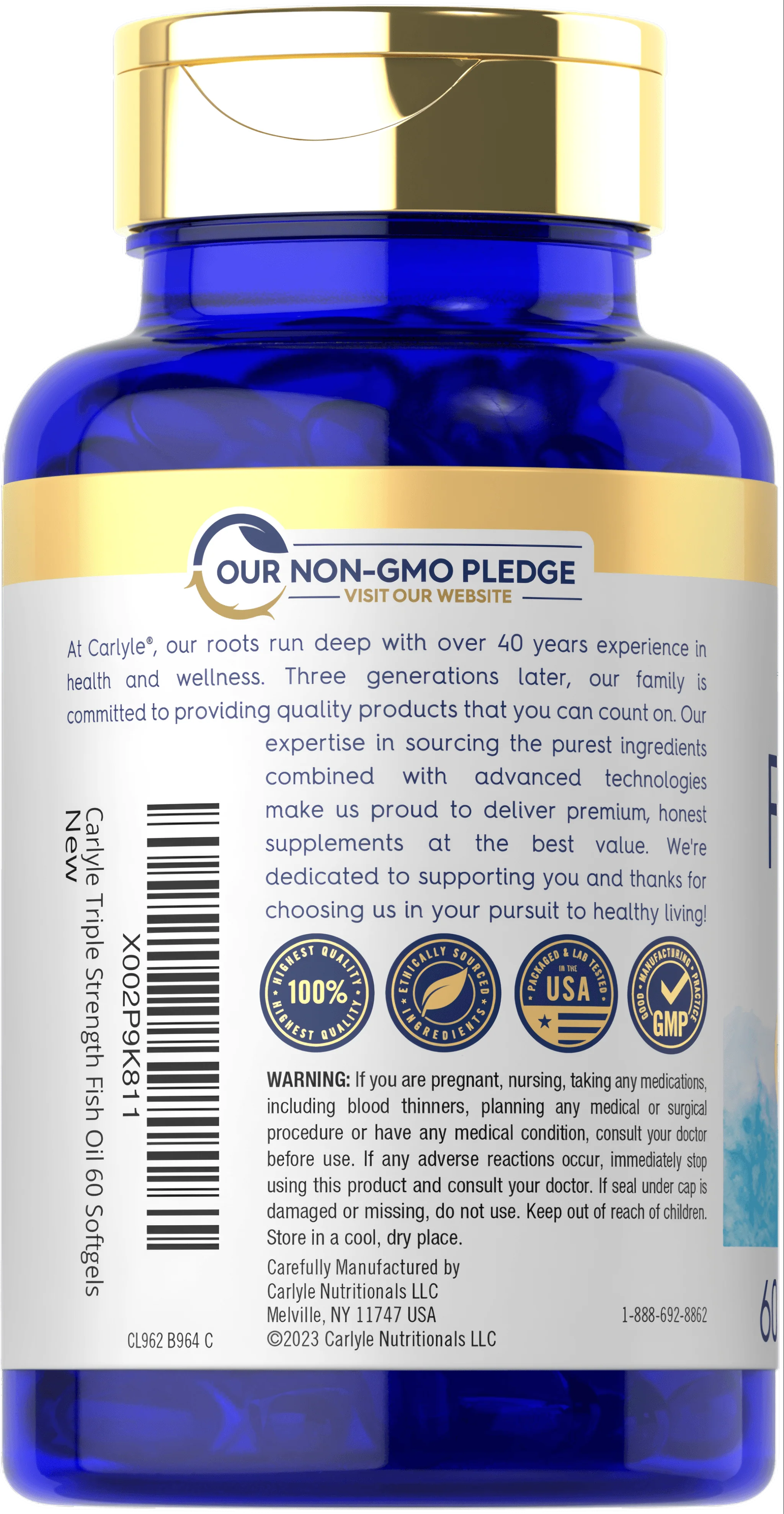 Fish Oil 1400mg | 60 Softgels - Image 3