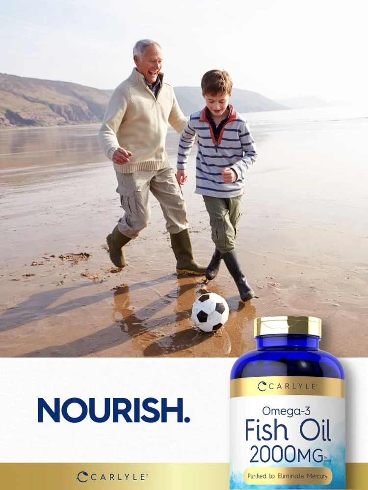 Fish Oil 2000mg per serving | 320 Softgels - Image 6