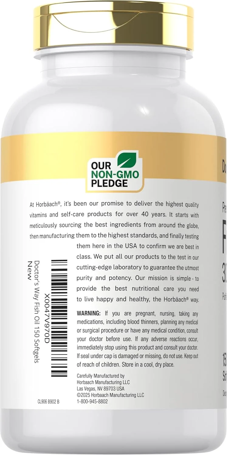 Fish Oil 3000mg | 150 Softgels - Image 3