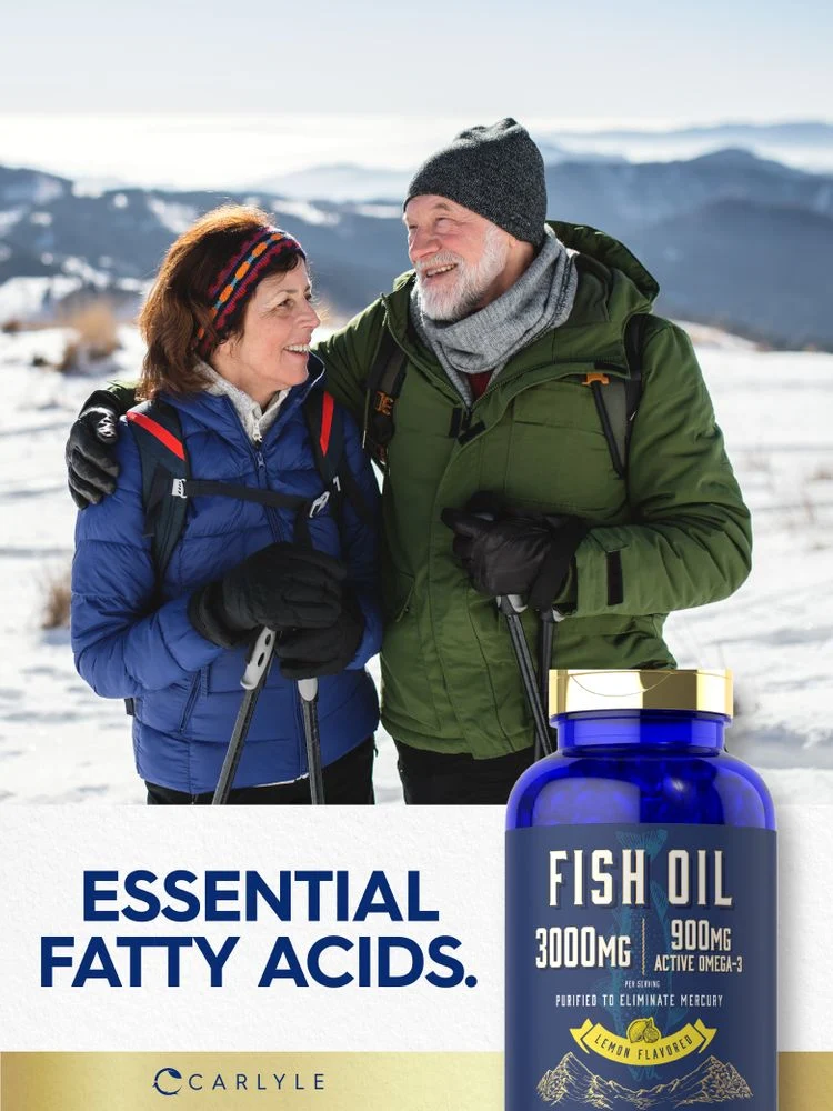 Fish Oil 3000mg with Omega-3 900mg per serving | 200 Softgels - Image 6