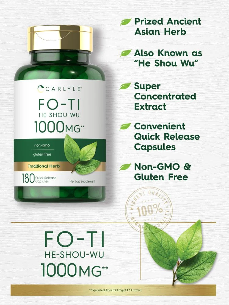 Fo-Ti Root | 180 Capsules - Image 3