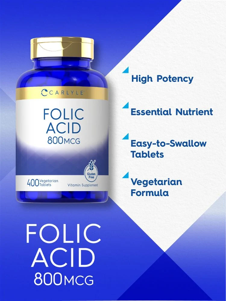 Folic Acid 800mcg | 400 Tablets - Image 3
