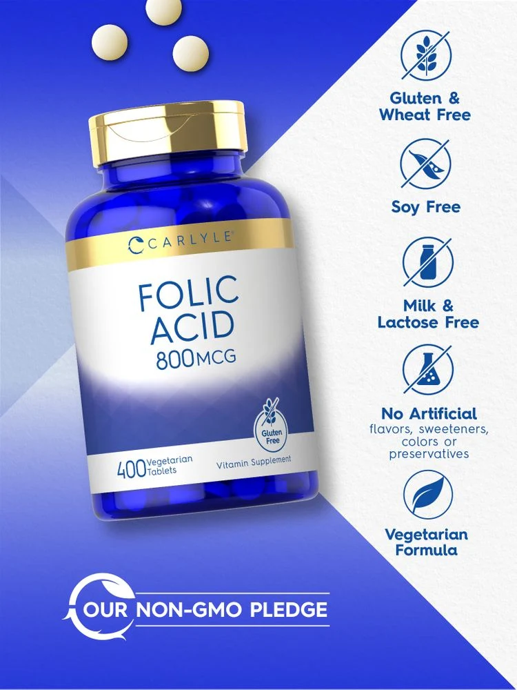 Folic Acid 800mcg | 400 Tablets - Image 4