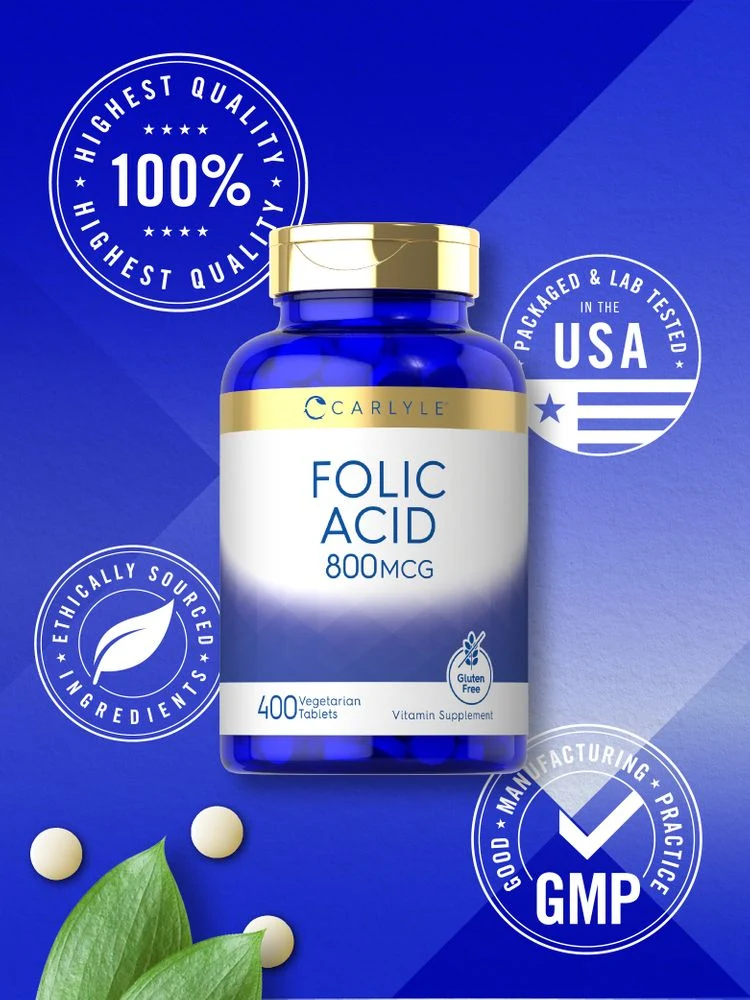 Folic Acid 800mcg | 400 Tablets - Image 5