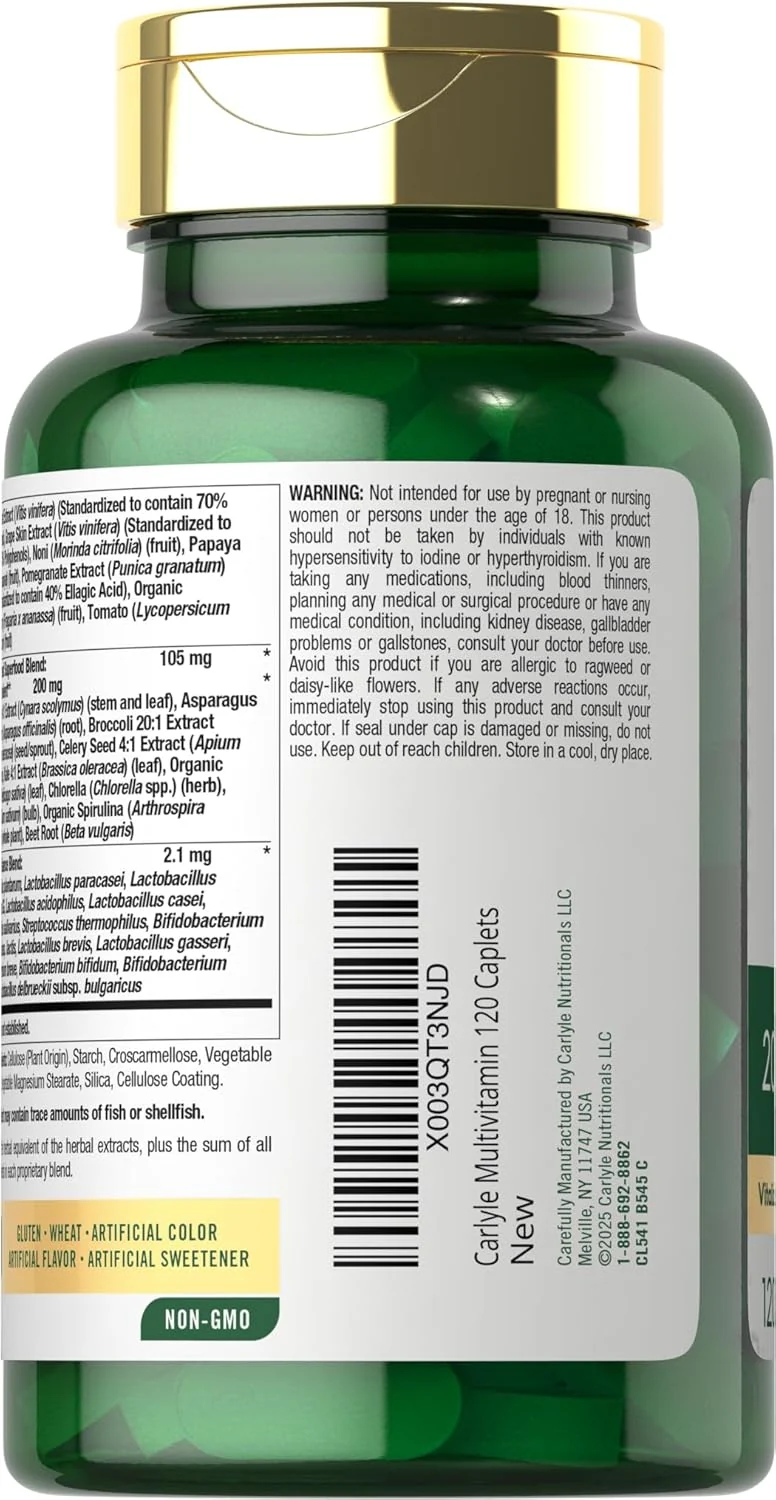 Fruits & Veggies Supplement | 120 Caplets - Image 4