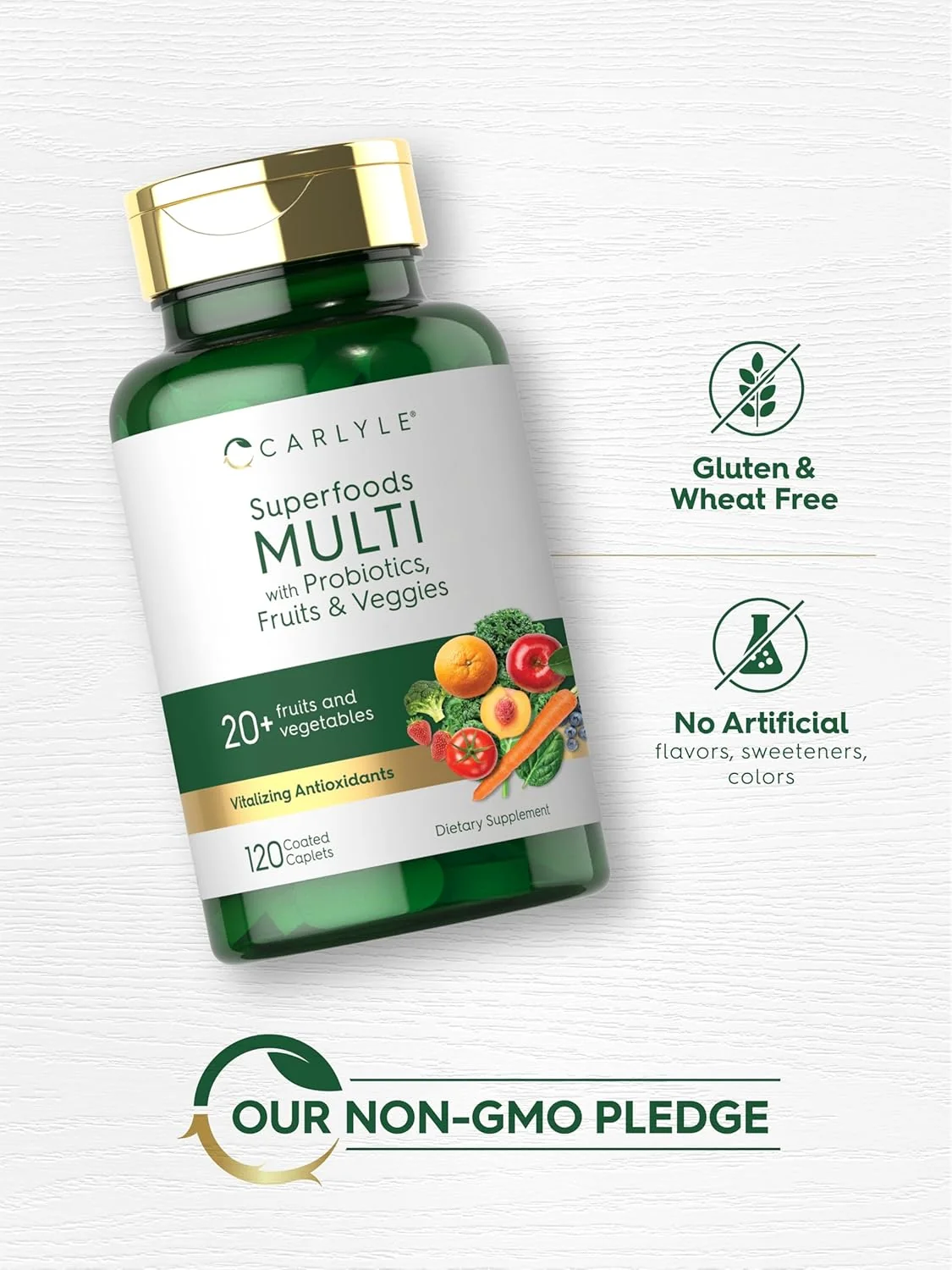 Fruits & Veggies Supplement | 120 Caplets - Image 6