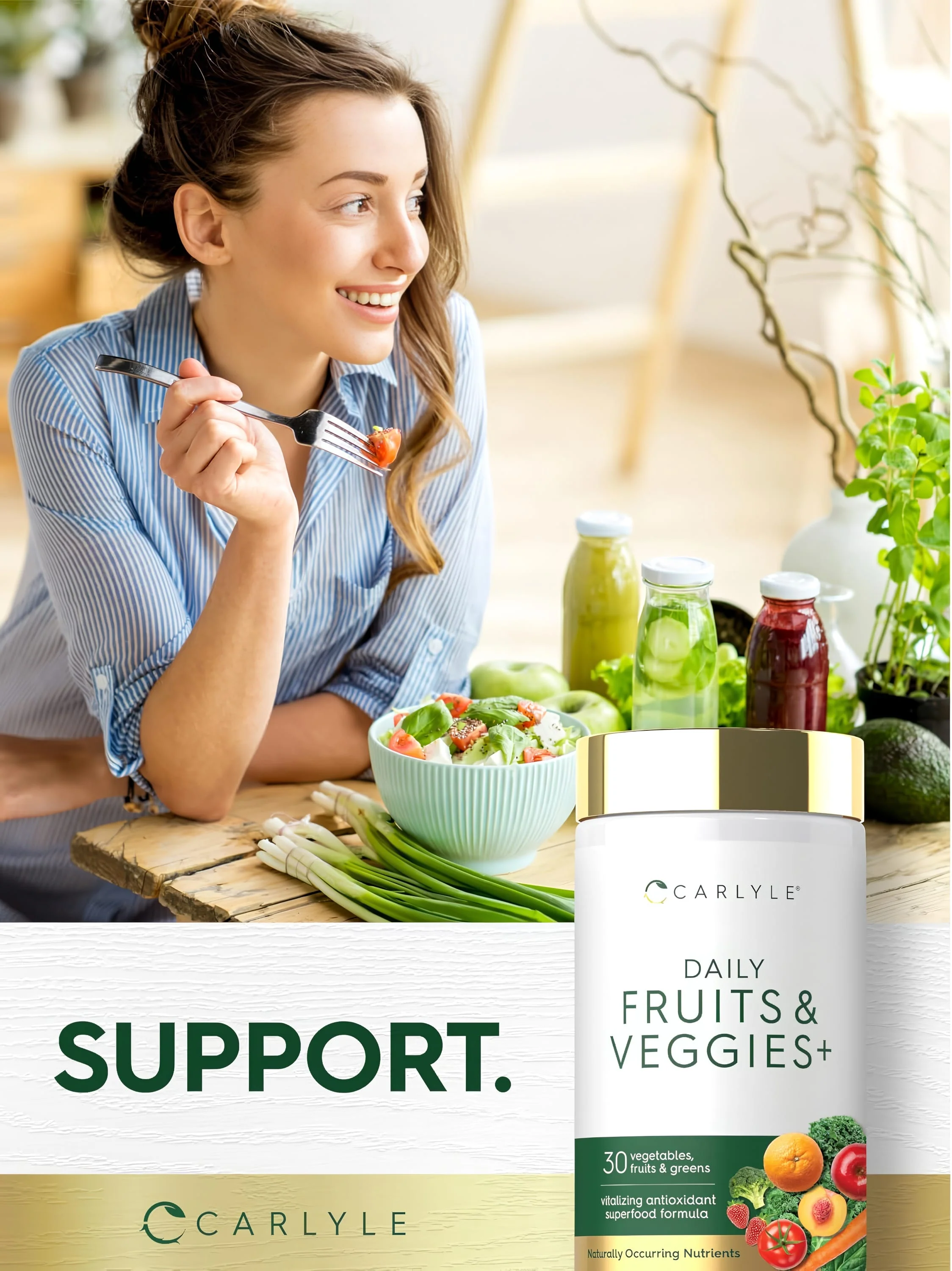 Fruits & Veggies Supplement | 250 Capsules - Image 6