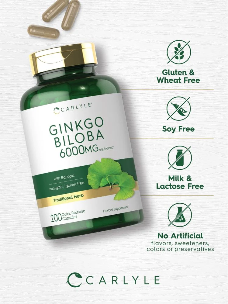 Ginkgo Biloba | 200 Capsules - Image 5