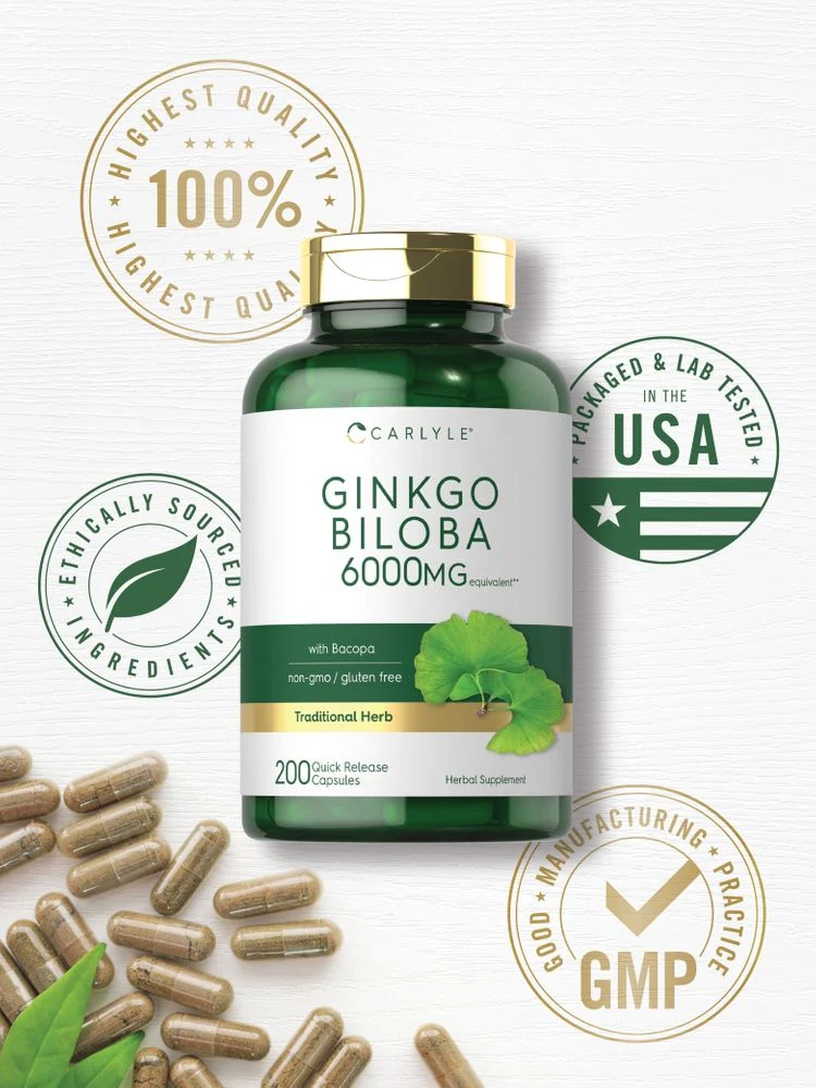 Ginkgo Biloba | 200 Capsules - Image 6