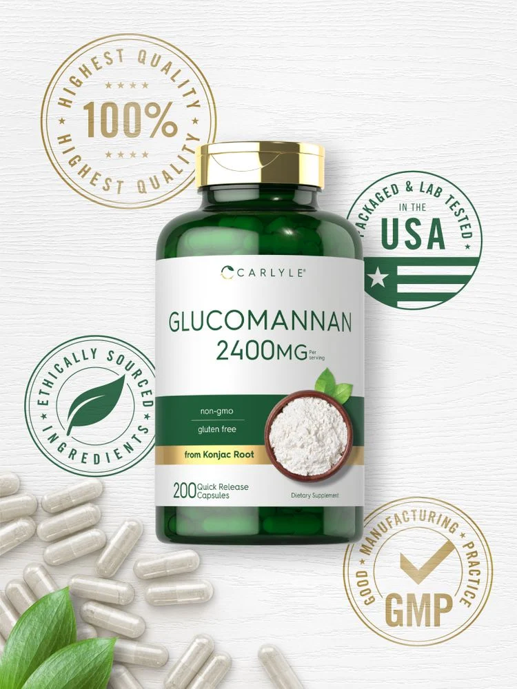 Glucomannan | 200 Capsules - Image 6