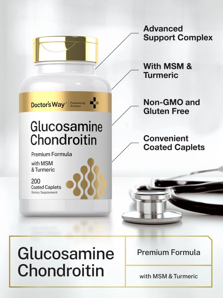 Glucosamine Chondroitin | 200 Caplets - Image 4