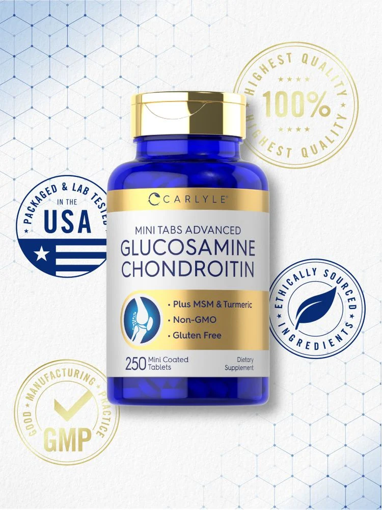 Glucosamine Chondroitin MSM Turmeric | 250 Mini Tablets - Image 5