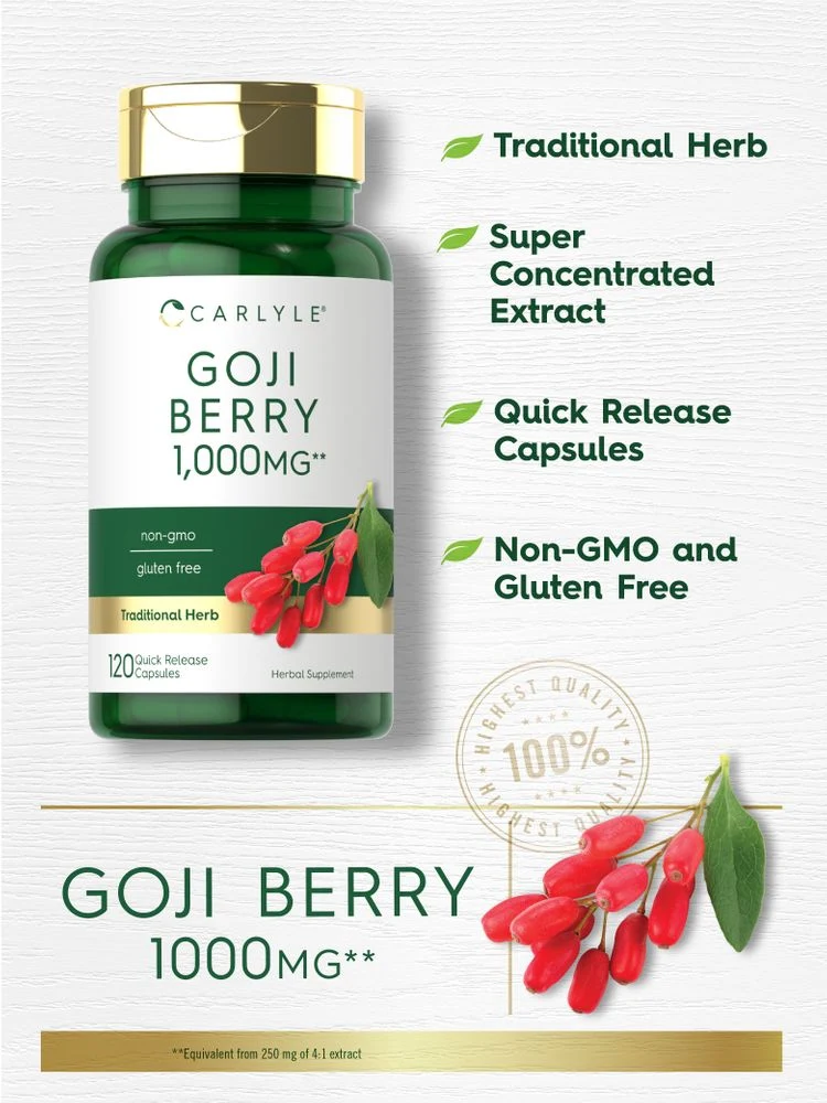 Goji Berry | 120 Capsules - Image 3
