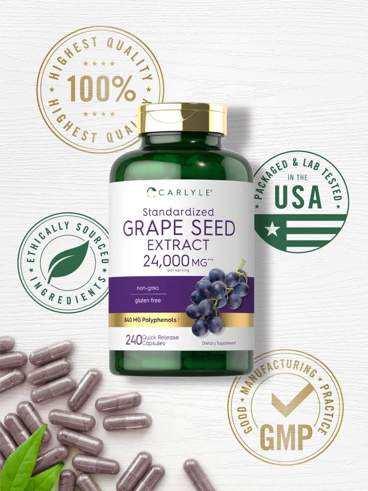 Grape Seed Extract | 240 Capsules - Image 5